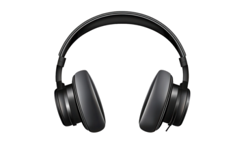 Modern black headphones designed for comfort and high-quality audio isolation, perfect for music lovers and gamers seeking immersive sound experiences