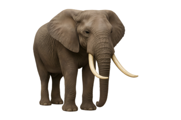 elephant isolated on white