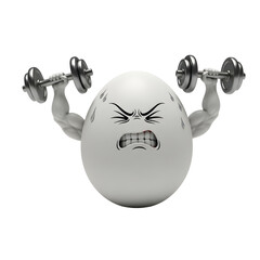 An Egg Lifting Mini Dumbbells