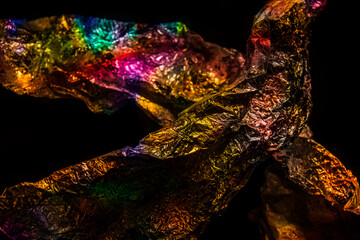 Paper, leather, decorative materials, satellite fragments, discarded art drafts, film, fabric,...