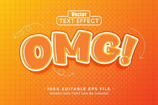 OMG editable text effect