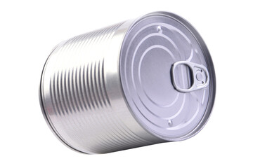 Tin can isolated on white
