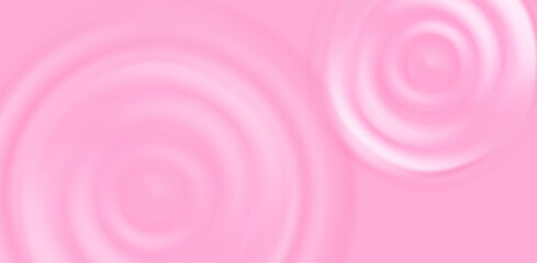 Creamy strawberry splash with pink yoghurt swirl and milk ripple effect. Cream wave with 3d dairy texture for cosmetic background. Beauty yogurt mousse top view for milky advertisement vector