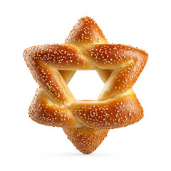 Bread shaped as the Star of david