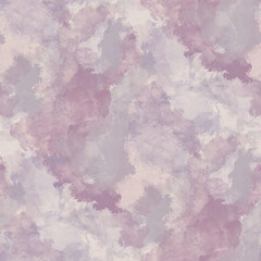 Abstraction, multicolored watercolor clouds, purple colors. Seamless floral pattern-877.