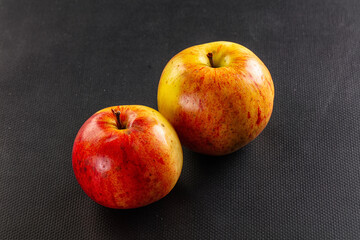 Ripe sweet red organic apple
