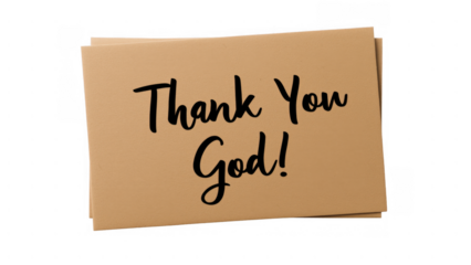 Heartfelt note expressing gratitude to God, AI, PNG