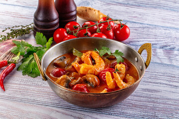 Coconut Thai Tom yum soup
