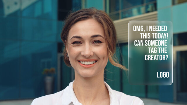 Glass Speech Bubble 5