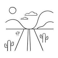 Desert road