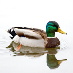 mallard duck on the lake