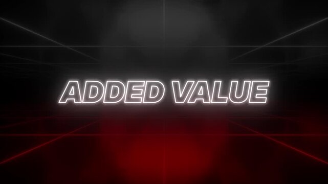Added Value Text 80s Style &ndash; Retro Aesthetic Background
