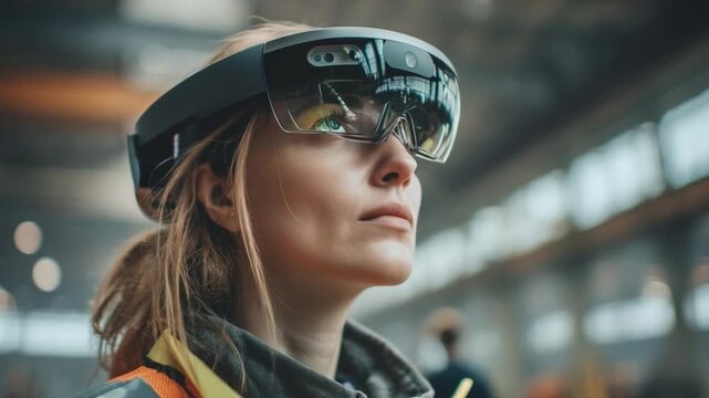 Female Engineer Analyzing Structural Integrity