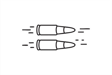 Rapid movement vectors with bold outlines for energetic layouts and speed themes