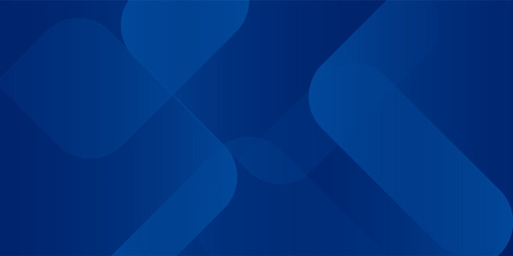 Abstract blue background with glowing geometric lines. Modern blue gradient square shape design. Illustrations vector