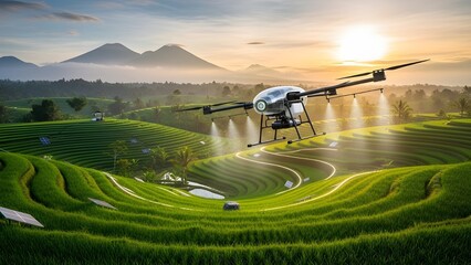 Rice terraces in bali