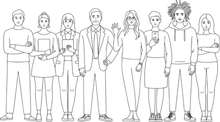 group of business people