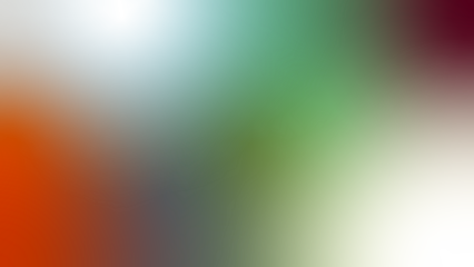 Vibrant orange green teal white abstract gradient background. Soft blurred ombre blend with smooth transitions. Subtle glow, gentle haze, noise grain texture, modern minimalist backdrop vintage retro