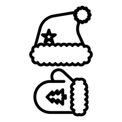 Santa claus clothes icon