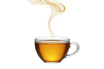 Enjoy a soothing cup of tea with rising steam, perfect for relaxation, wellness, and mindful moments, ideal for advertising beverages and promoting healthy lifestyles