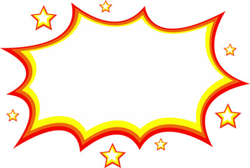 Cartoon Explosion Speech Bubble © Irvan