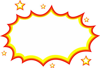 Cartoon Explosion Speech Bubble © Irvan