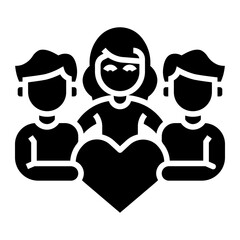 volunteer Solid icon