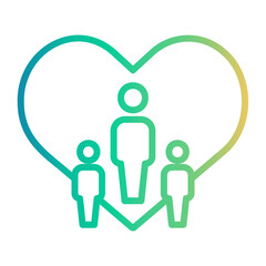 volunteer Line Gradient Icon