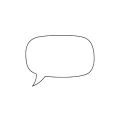 Fototapeta premium speech bubble icon