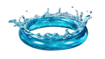 Water Crown: A captivating splash of liquid forms a mesmerizing crown, an emblem of fluidity and vitality, frozen in a moment of pure artistry.