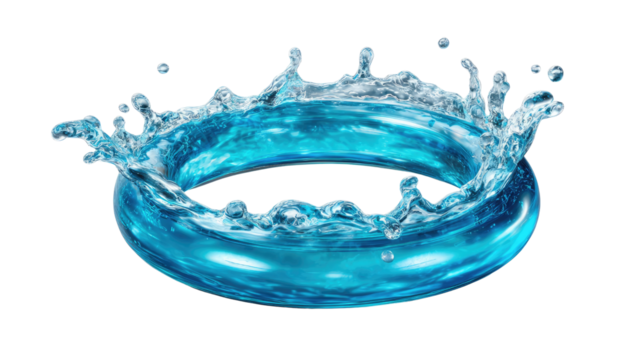 Water Crown: A captivating splash of liquid forms a mesmerizing crown, an emblem of fluidity and vitality, frozen in a moment of pure artistry.