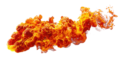 Fiery Blaze: A dynamic display of raw, untamed energy as flames dance and flicker, symbolizing intensity and transformation.