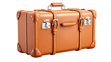 Classic Luggage: A vintage suitcase in a warm, inviting tone. The classic design evokes a sense of travel and nostalgia.