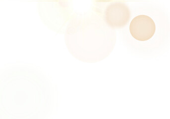 Abstract Warm Sunset Flare Sun Light Lens Effect PNG File on Transparent Background