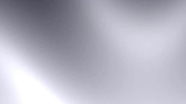 Smooth silver metallic gradient background with soft wave motion for elegant video projects