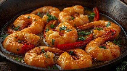 Golden Shrimp Stir-Fry
