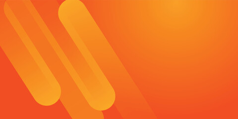 Abstract orange background with diagonal lines. Dynamic shapes composition.