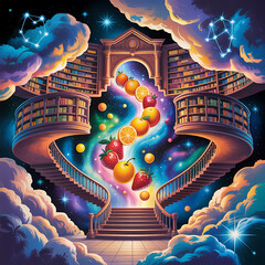Cosmic Fruit Stairway to Knowledge