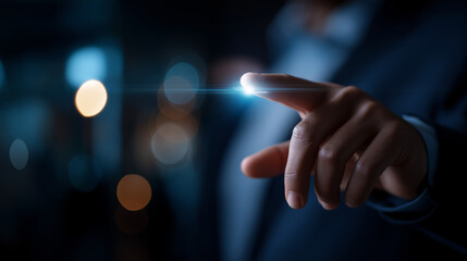 Business hand touching virtual screen with password protection data encryption visualization secure login interface digital lock security online safety dashboard privacy