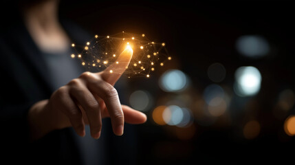 Business hand using legal technology interface with justice scale law innovation visualization online legal services digital justice platform modern legal solutions dashboard