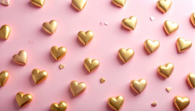 淡いソフトピンクのマット質感に、小さな金箔ハートが優しく散りばめられた包装テクスチャです。
柔らかな光が金箔を控えめに反射し、上品で華やかな雰囲気を演出します。
背景素材として、ギフト、イベント、バレンタイン、季節の販促など幅広い用途に最適です。