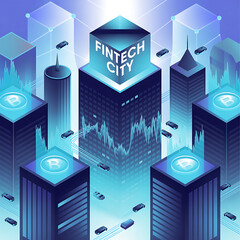 Fintech City Digital Finance Urban Landscape