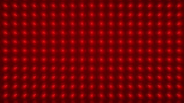 Responding to control signal, LED matrix panel brightening with warm tint at test bench