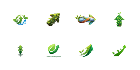 Glowing abstract organic shapes on black background for creative design