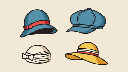 set of hats