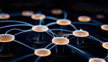 Abstract Digital Network Connections