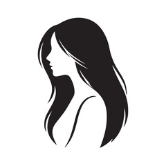 silhouette of a woman logo