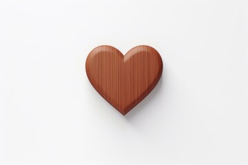 Fototapeta premium Heart shape wood white background pattern.
