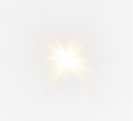 Dynamic PNG overlay featuring a bright light burst, perfect for