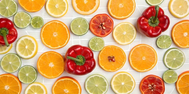 cut vegetable background - Powered by Adobe